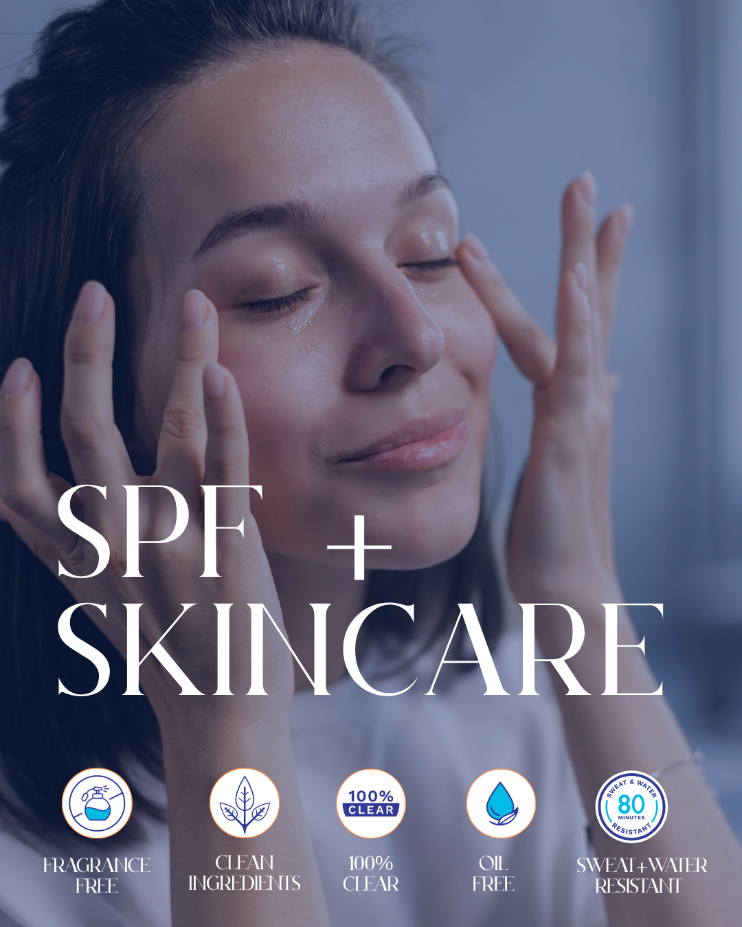 Visor Clear Face Gel | Oil-free SPF 50 Sunscreen with Vitamin C + Hyaluronic Acid