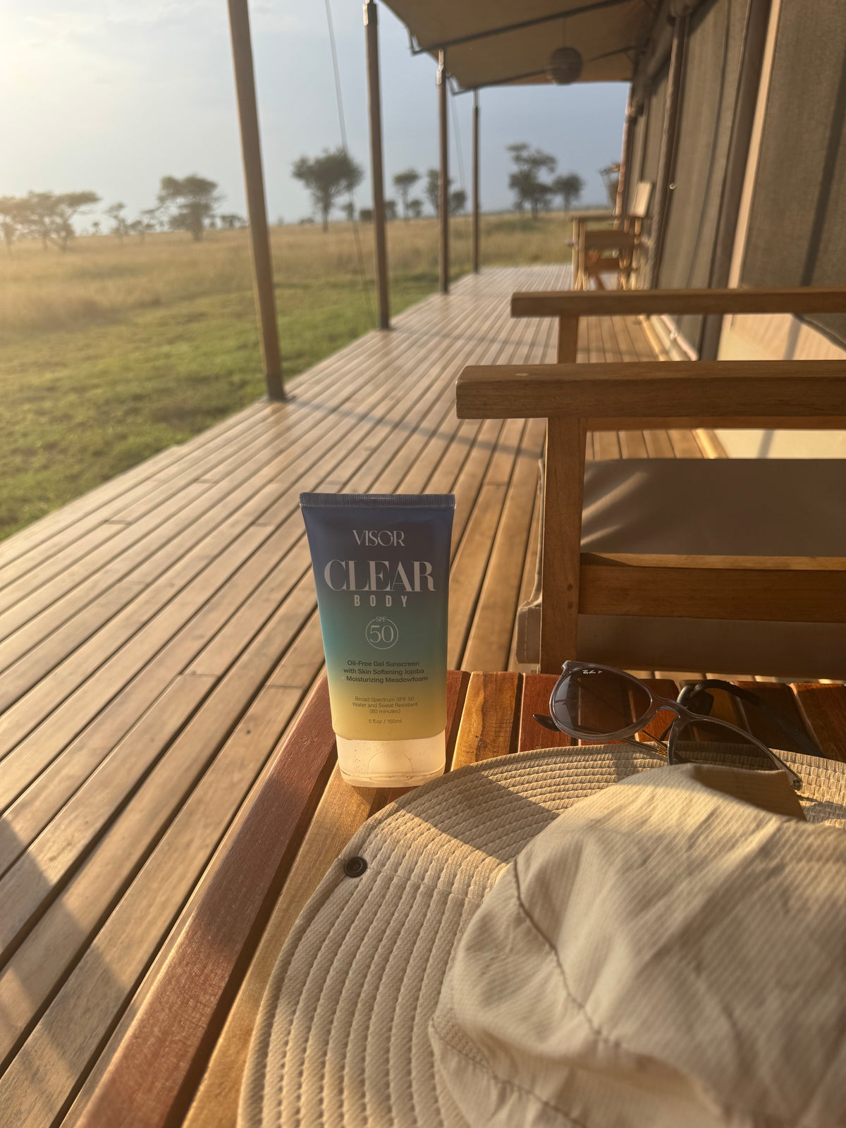 Visor Clear SPF 50 Creamy Gel Sunscreen for the Body