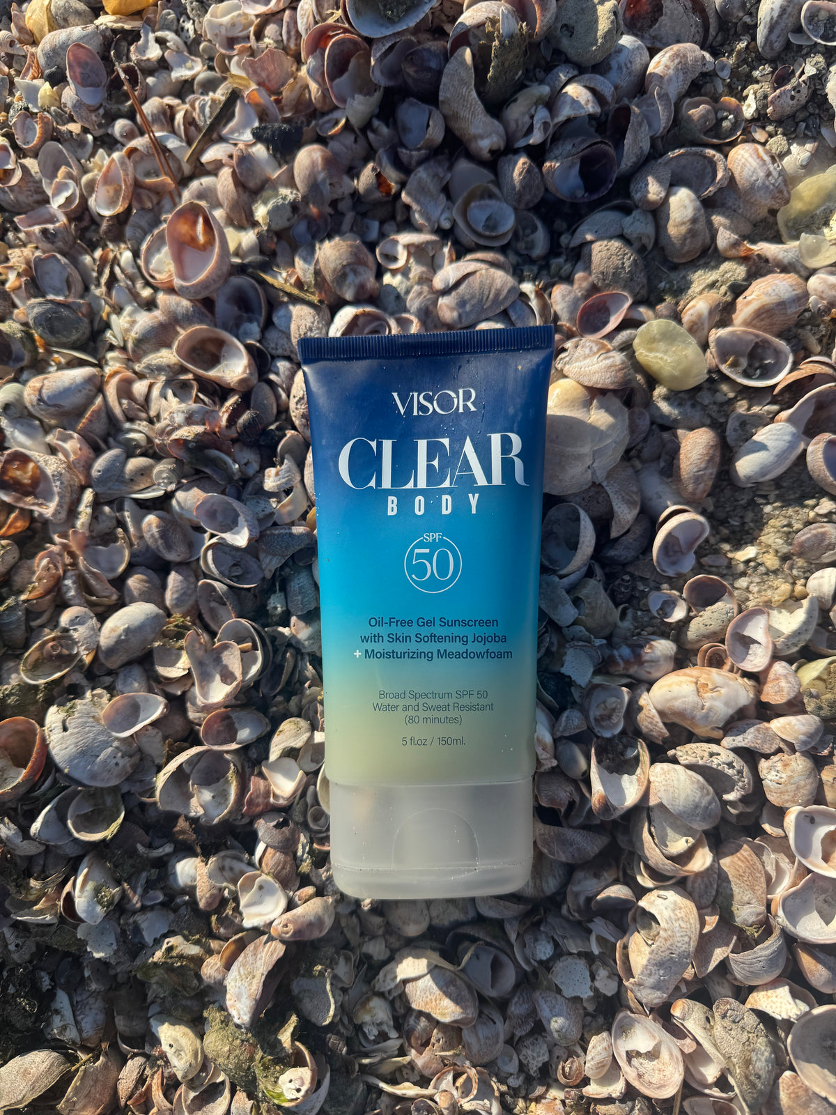 Visor Clear SPF 50 Creamy Gel Sunscreen for the Body