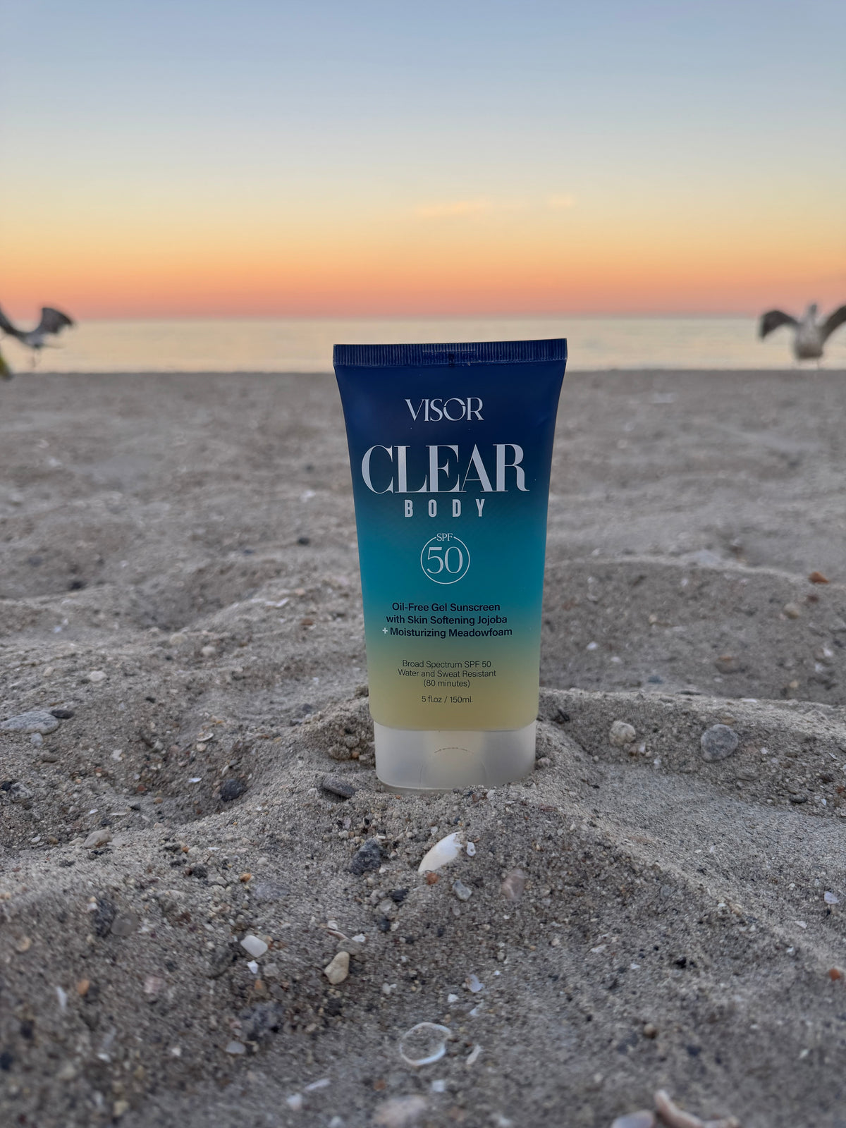 Visor Clear SPF 50 Creamy Gel Sunscreen for the Body